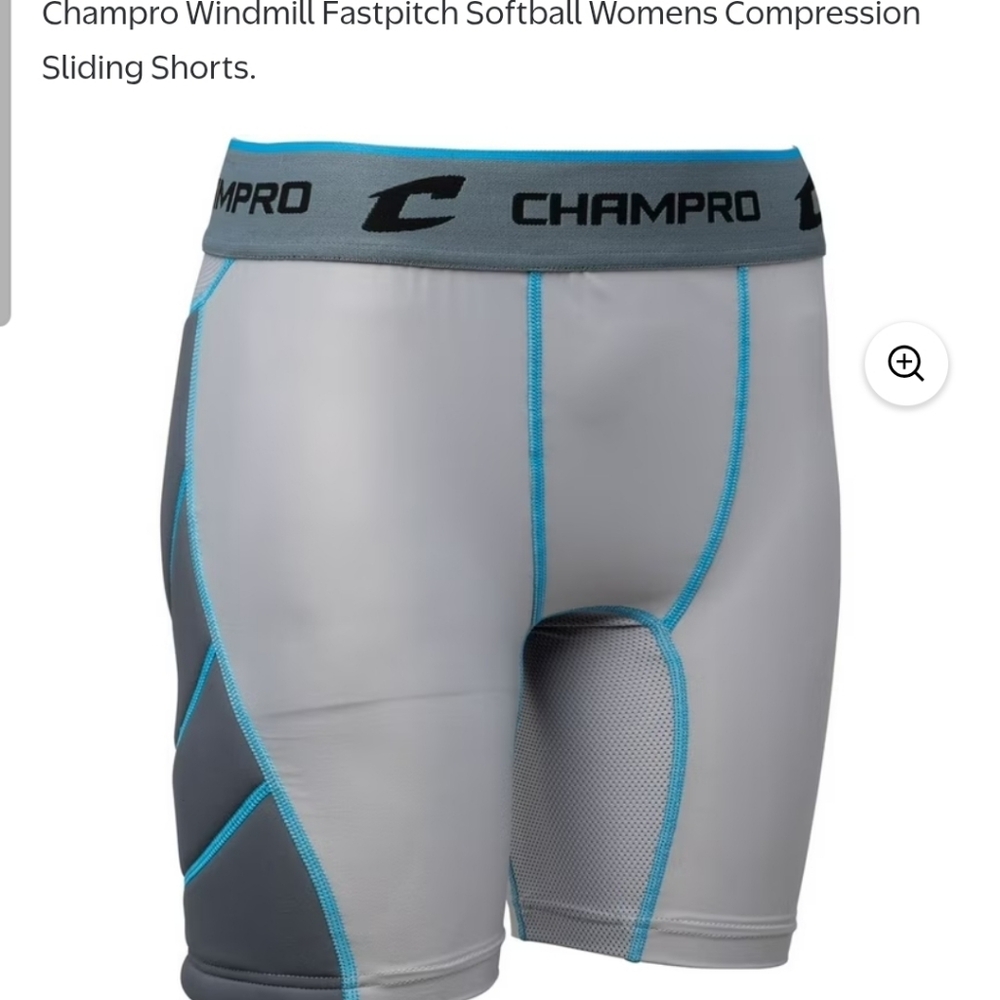 Gray Compression Sliding Shorts for Women